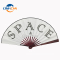 2021 hot sale bamboo souvenir customized men hand folding fan